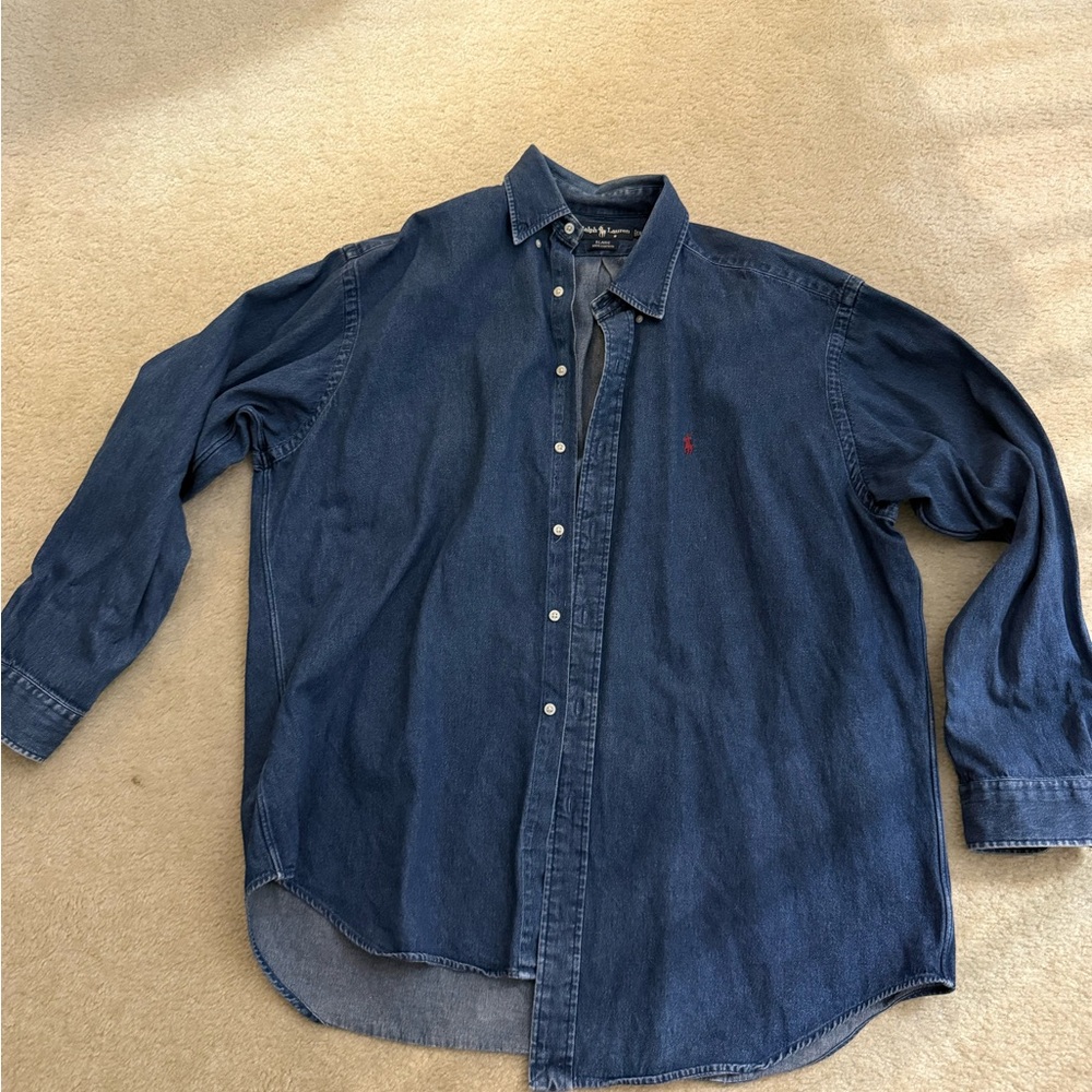 Ralph Laure Denim Shirt size XL